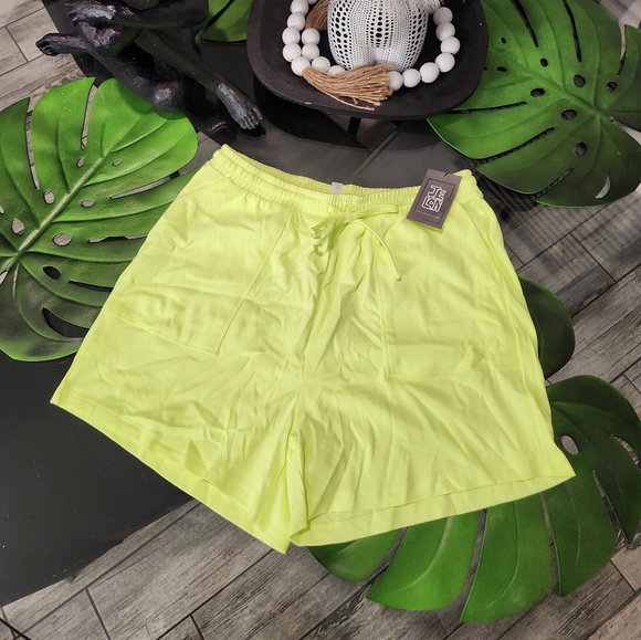 Cotton Drawstrings Shorts - Picture 4 of 8